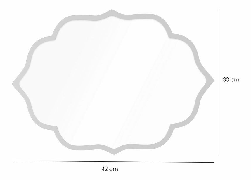 Zrcadlo Velvette (černá)