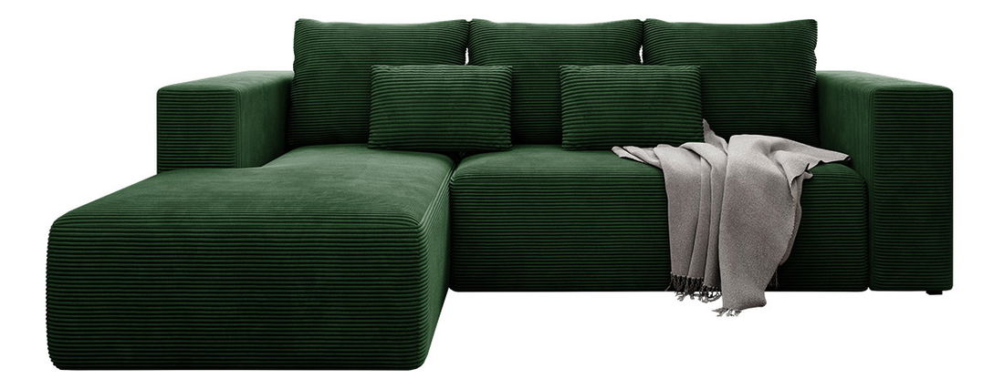 Rohová sedací souprava Zofia (kobaltová)