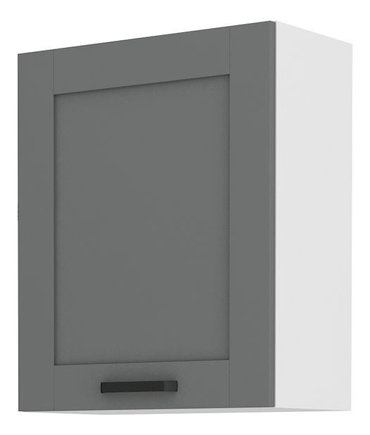 Horní kuchyňská skříňka Lucid 60 G 72 1F (dustgrey + bílá)