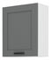 Horní kuchyňská skříňka Lucid 60 G 72 1F (dustgrey + bílá)
