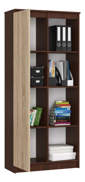 Regál Rehana II (wenge + dub sonoma)