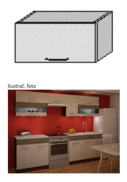 Horní kuchyňská skříňka OG-60 Igo