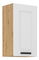 Horní skříňka Lesana 2 (bílá + dub artisan) 40 G-72 1F 