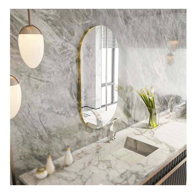 Zrcadlo Nekada (transparentní + zlatá) *bazar