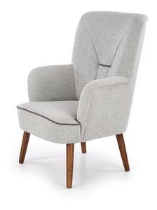 Křeslo Bisha (siva)