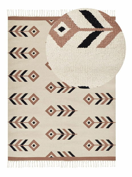 Koberec 200 x 300 cm Nieve (béžová)