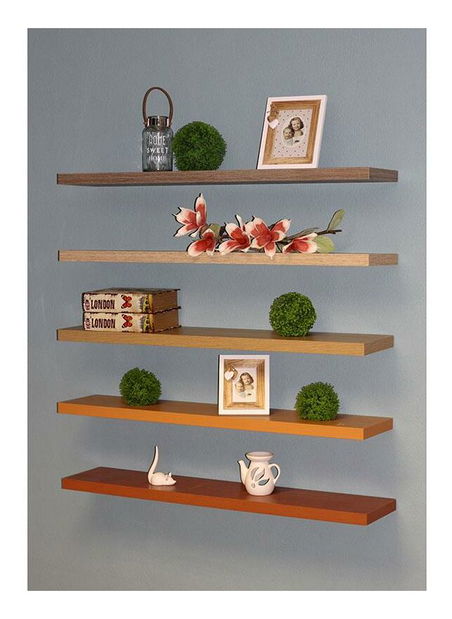 Nástěnná police Portero (třešeň)