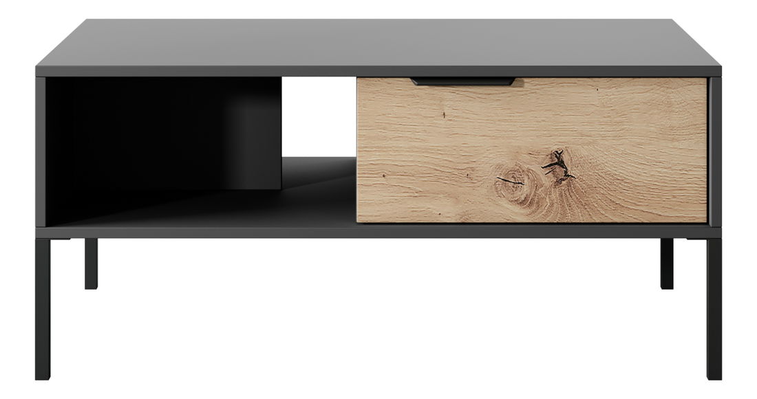 Konferenční stolek Rastafa 2S (dub artisan + černá)