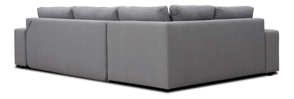 Rohová sedací souprava Alfredo (světle šedá) (L)