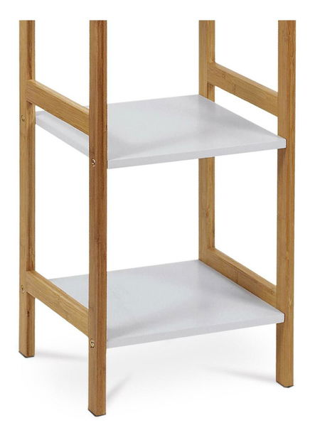 Regál Desear 3 (bambus + bílá matná)