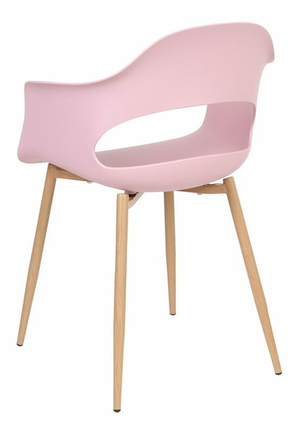 Set 2 ks jídelních židlí Unika (růžová)