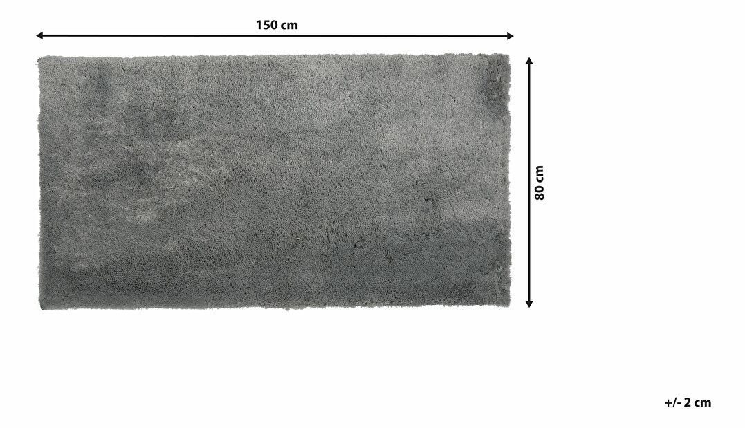 Koberec 150 cm Emeralda (světle šedá)