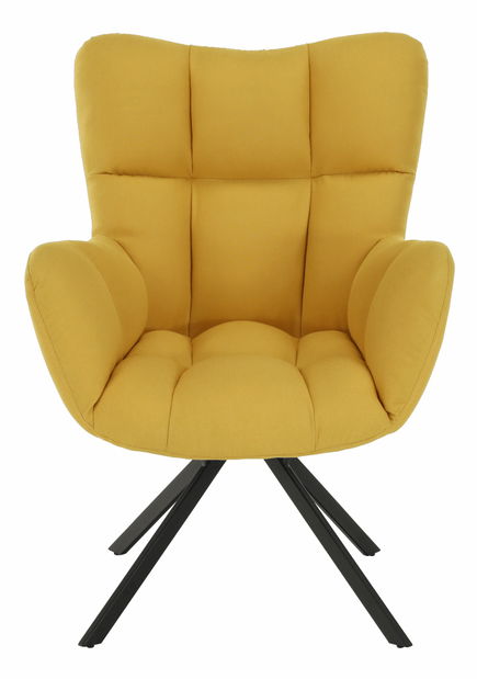 Dizajnové Otočné křeslo Komand (žlutá)