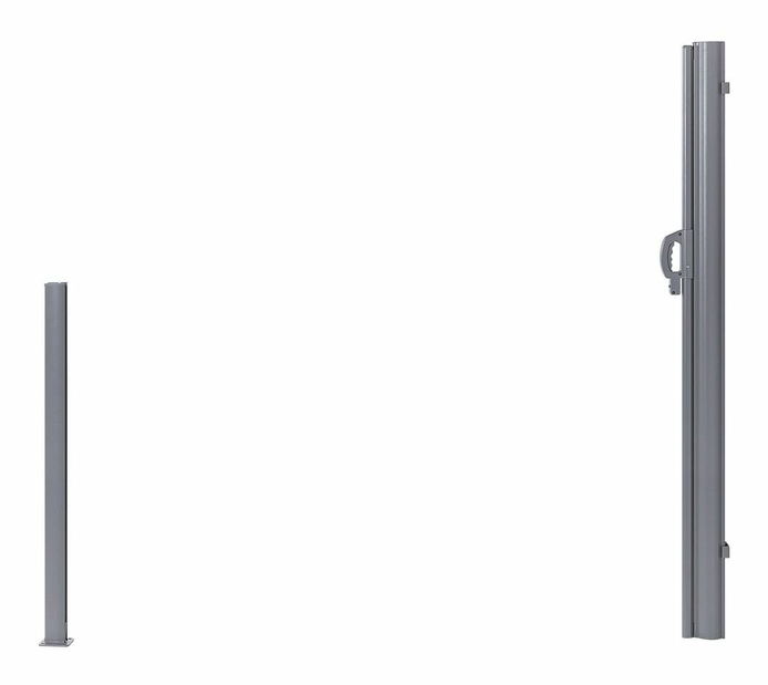 Stínící zatahovací markýza 180x300 cm Dallas (světle šedá)