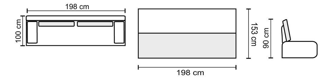 Pohovka Luton Graffiti 1224