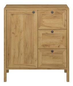 Komoda Keira 1D3S (dub craft zlatý)