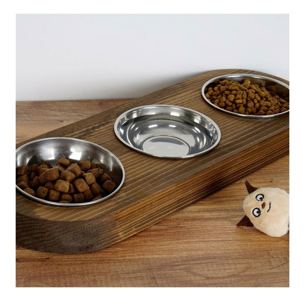 Set 3ks misek pro domácí zvířata Nenanu 42 (ořech)