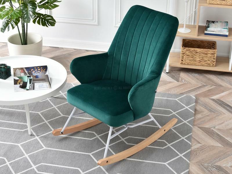 Křeslo Florida (zelená + buk černý)