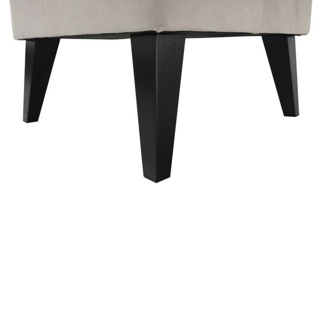 Taburet Royse Paros 02 (krémová + černá)