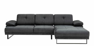 Rohová sedací souprava Mussty (antracit) (P)
