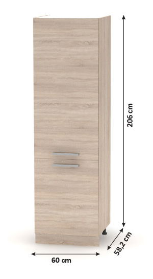 Potravinová kuchyňská skříňka NOPL-081-60 Noliana (dub sonoma)