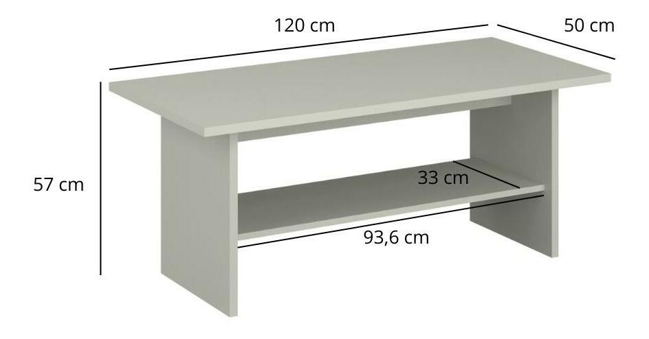 Konferenční stolek Kodro (kašmír + dub evoke)