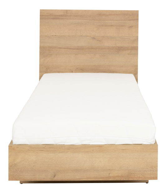 Jednolůžková postel 80 cm Nustretta N07 (dub riviera)