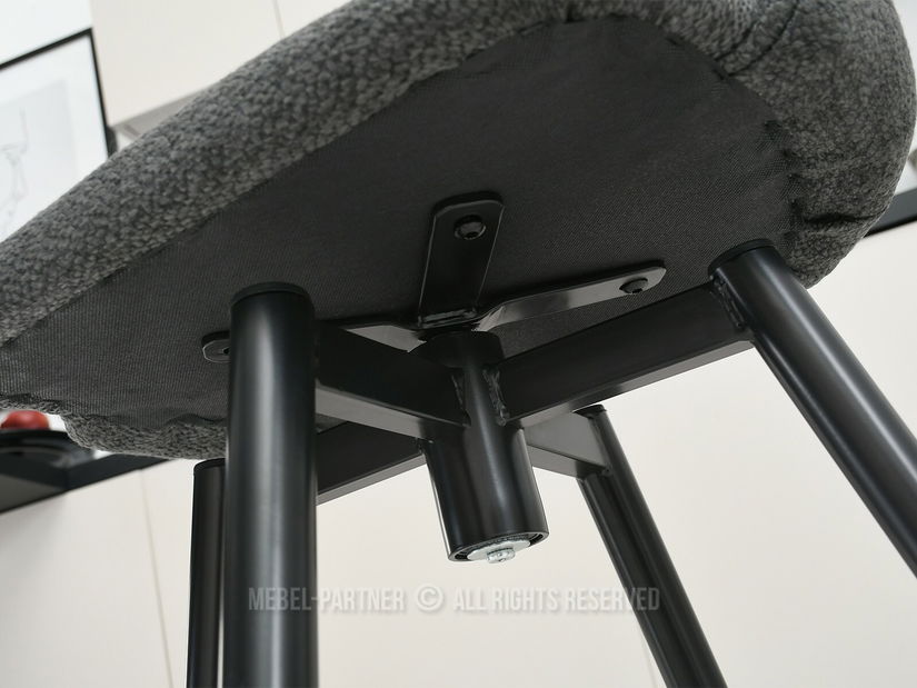 Židle Ignis (tmavý grafit + černá)