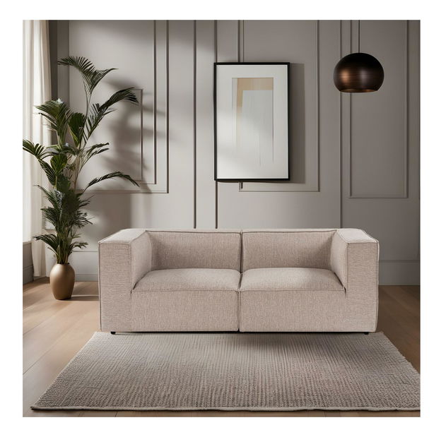 Pohovka dvousedačka Soraketta (pískově béžová)