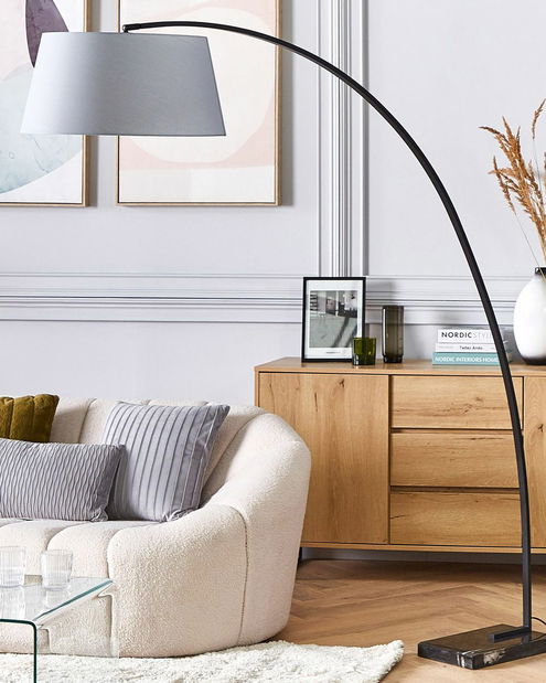 Stojanová lampa Berke (šedá)