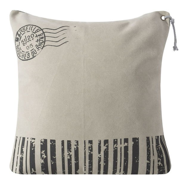 Ozdobný polštář 45x45 cm Post (béžová) (1 ks)