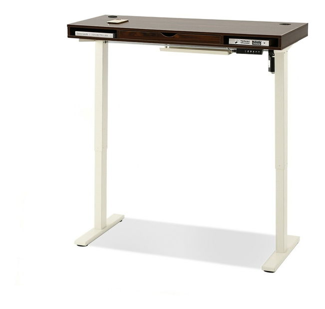 PC stolek Osto 120 (ořech + krémová)