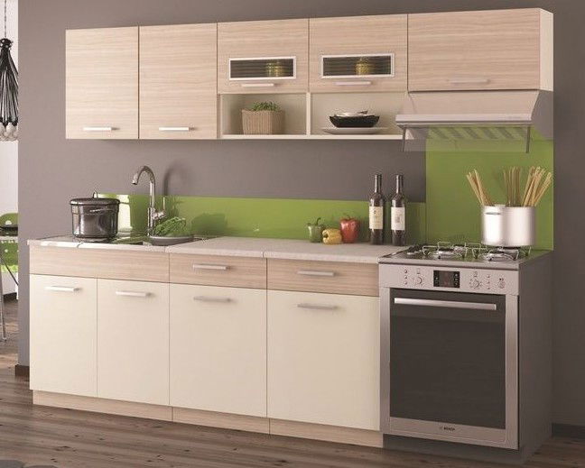 Kuchyně Moreno II 240 cm (cocobollo)