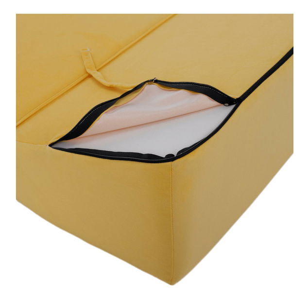 Rozkládací křeslo Plantearan (žlutá)