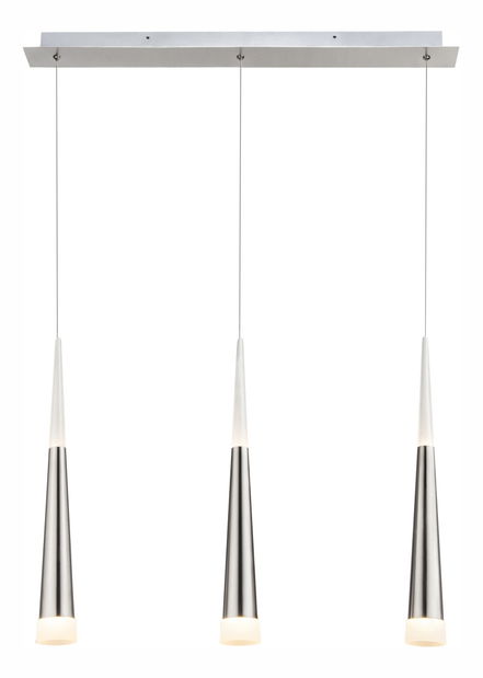 Závěsné svítidlo LED Sina 15914-3 (nikl + satinovaná)