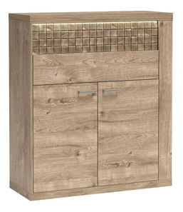 Komoda Nature 06 (s LED osvětlením) (dub ribbeck)