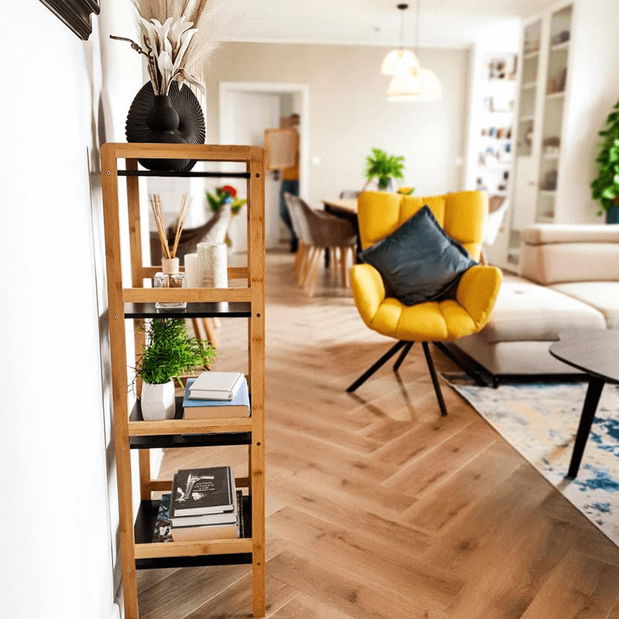 Regál Feud (černá + přírodní)