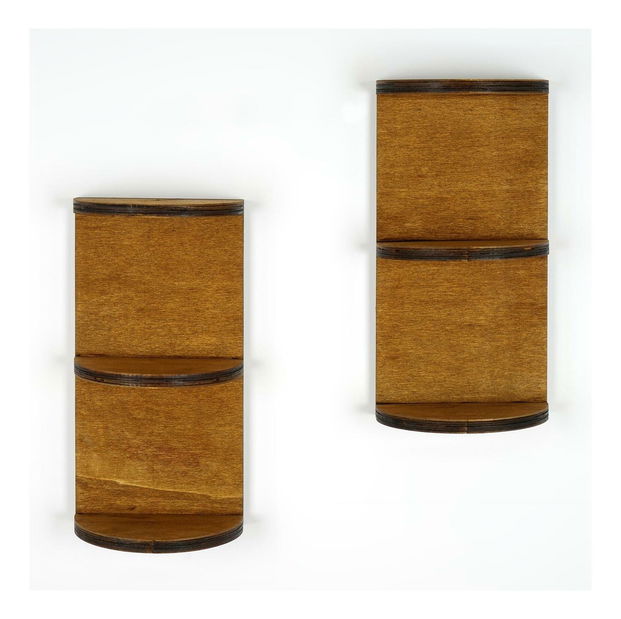 Set 2ks. polic Baboma 9 (ořech)