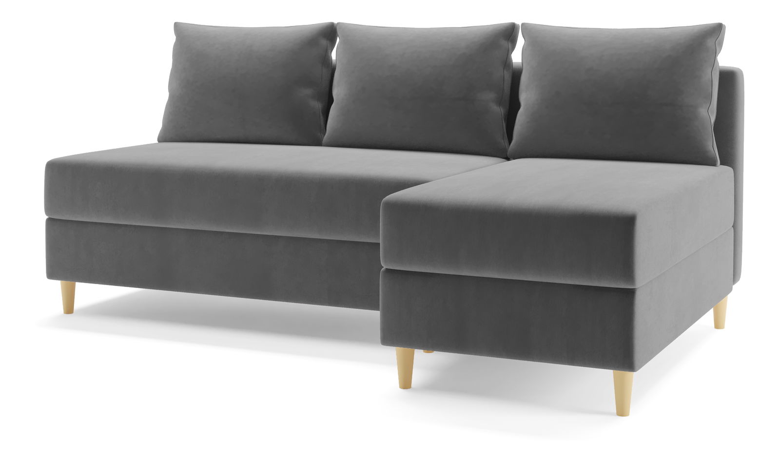 Rohová sedací souprava Vlada (P) (šedá)