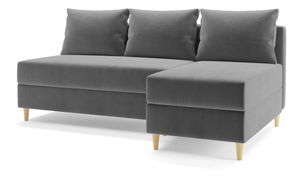 Rohová sedací souprava Vlada (P) (šedá)
