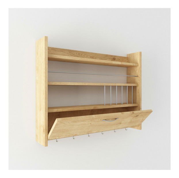 Kuchyňská police Lobino (dub)