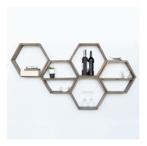 Set 4ks. polic Lunole 3 (ořech)