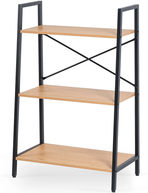 Regál Vencer (dub zlatý + černá)