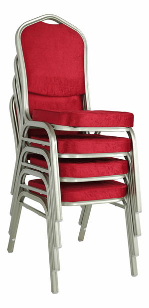 Jídelní židle Zoni (bordó + šampaňské)