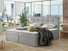 Boxspring postel Kennedy (140x200) (ekokůže Soft 017 (bílá))