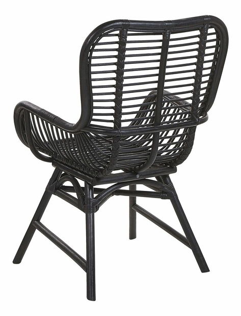 Zahradní ratanové křeslo Toglo (černá)