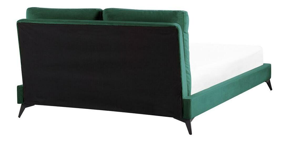 Manželská postel 140 cm Mellody (zelená)