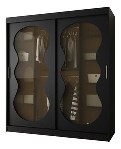 Šatní skříň 180 cm Boomer 3 (černá)