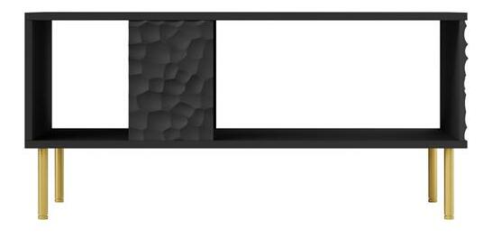 Konferenční stolek Balle (černá + zlatá)