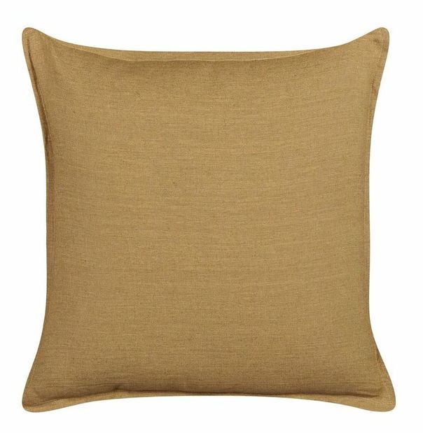 Sada 2 ozdobných polštářů 45 x 45 cm Subut (žlutá)